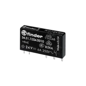 Mini rele 24DC 1NA/NC 6A 250V